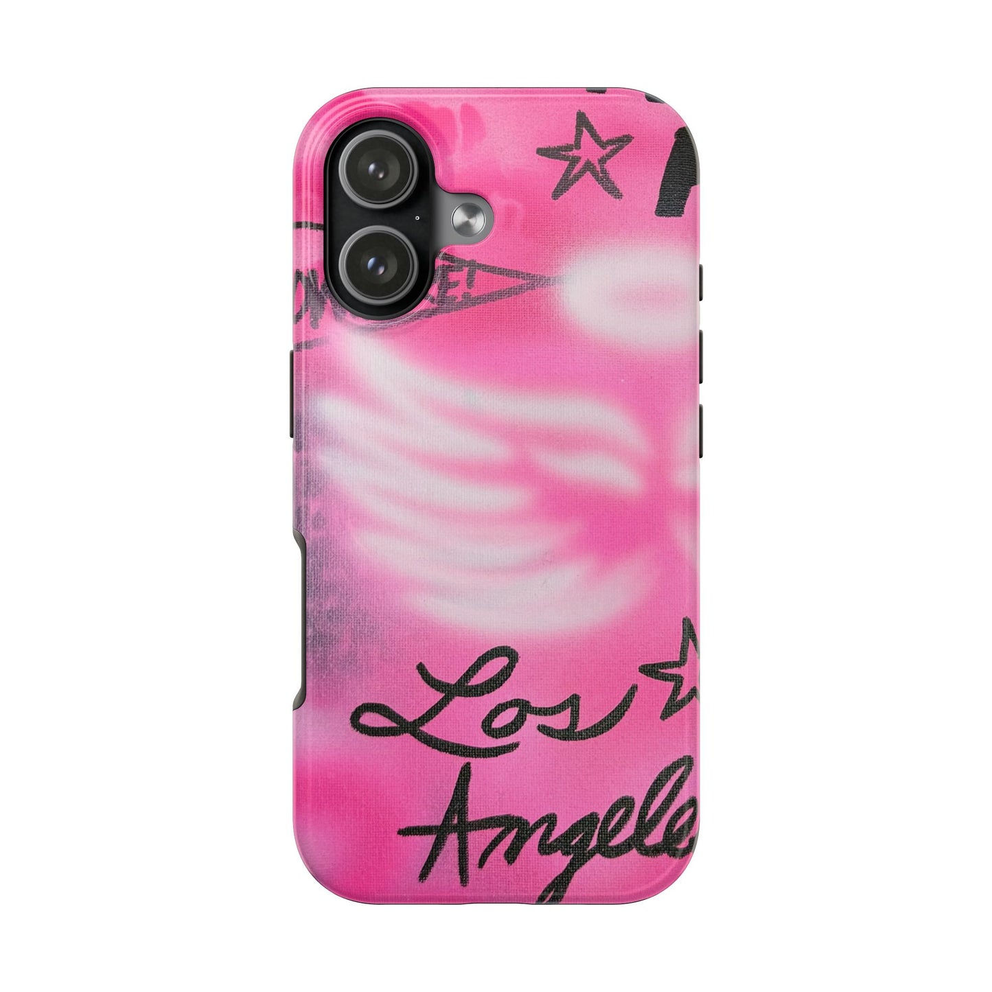 "pink angel wings" airbrush iPhone case