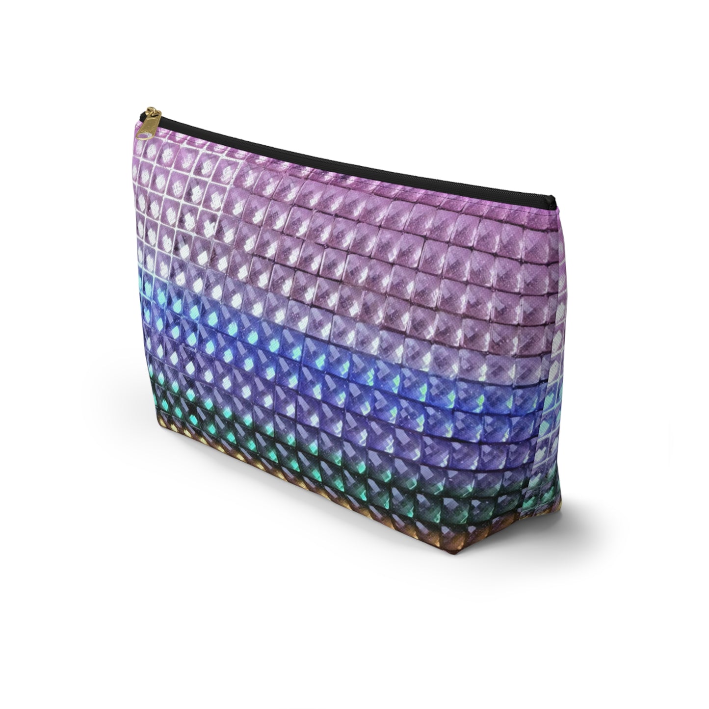 "multicolor studs" airbrush makeup pouch