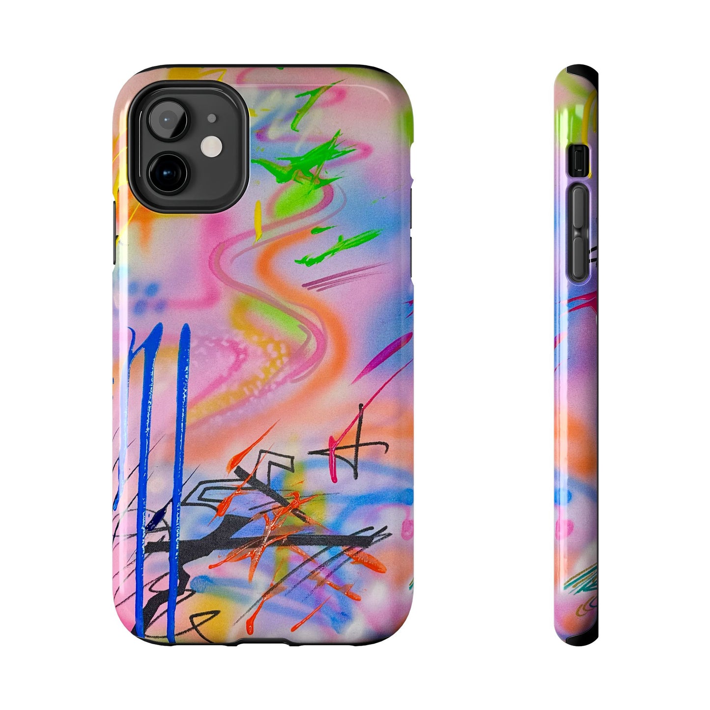 "neon haze" airbrush iPhone case