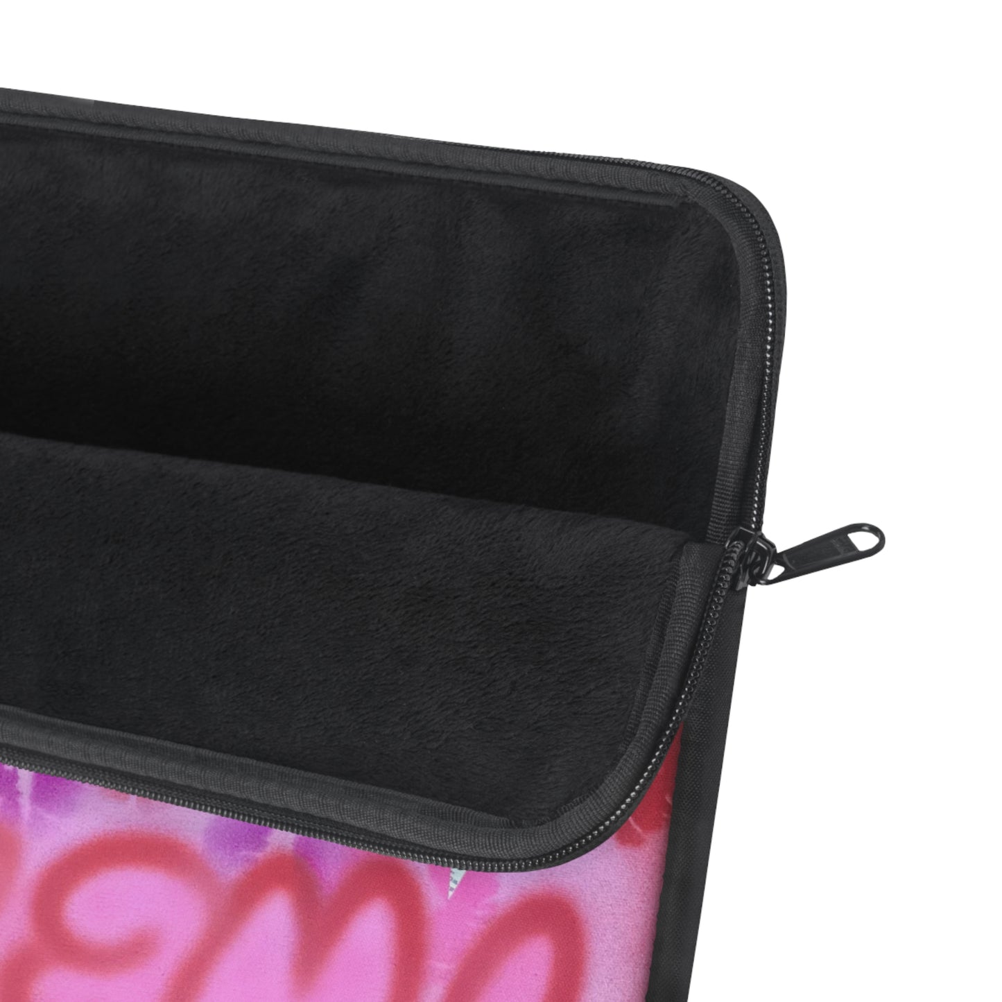 "tickled pink!" airbrush laptop sleeve