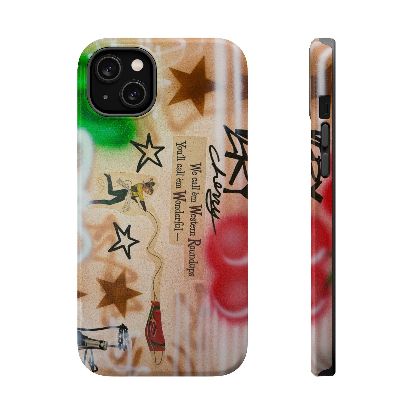 MagSafe "very cherry" airbrush iPhone case