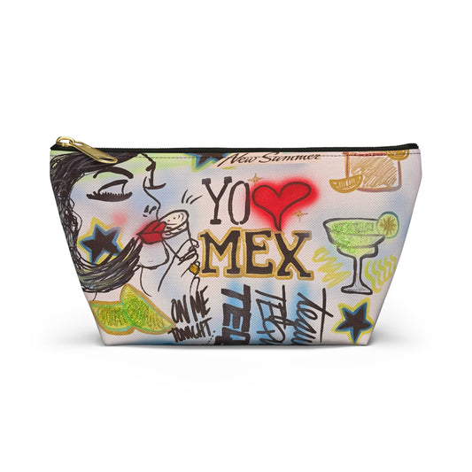 "salted lime" airbrush makeup pouch