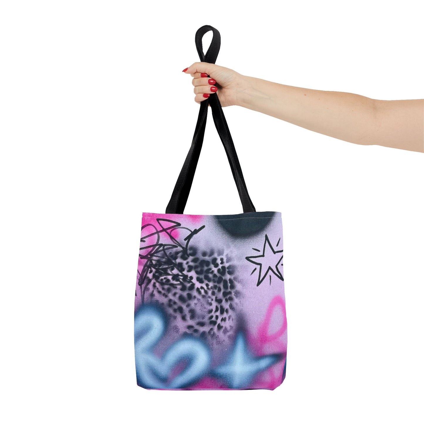 "onyx cheetah" airbrush tote bag