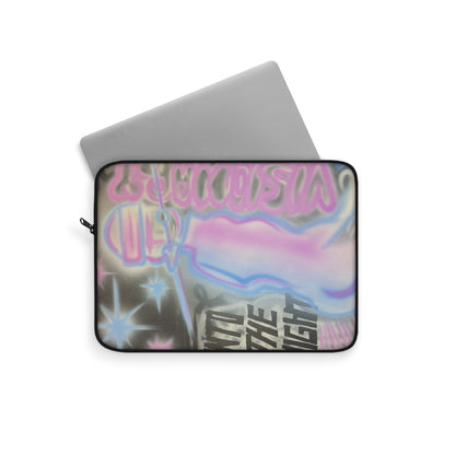 "into the night pt. 2" airbrush laptop sleeve