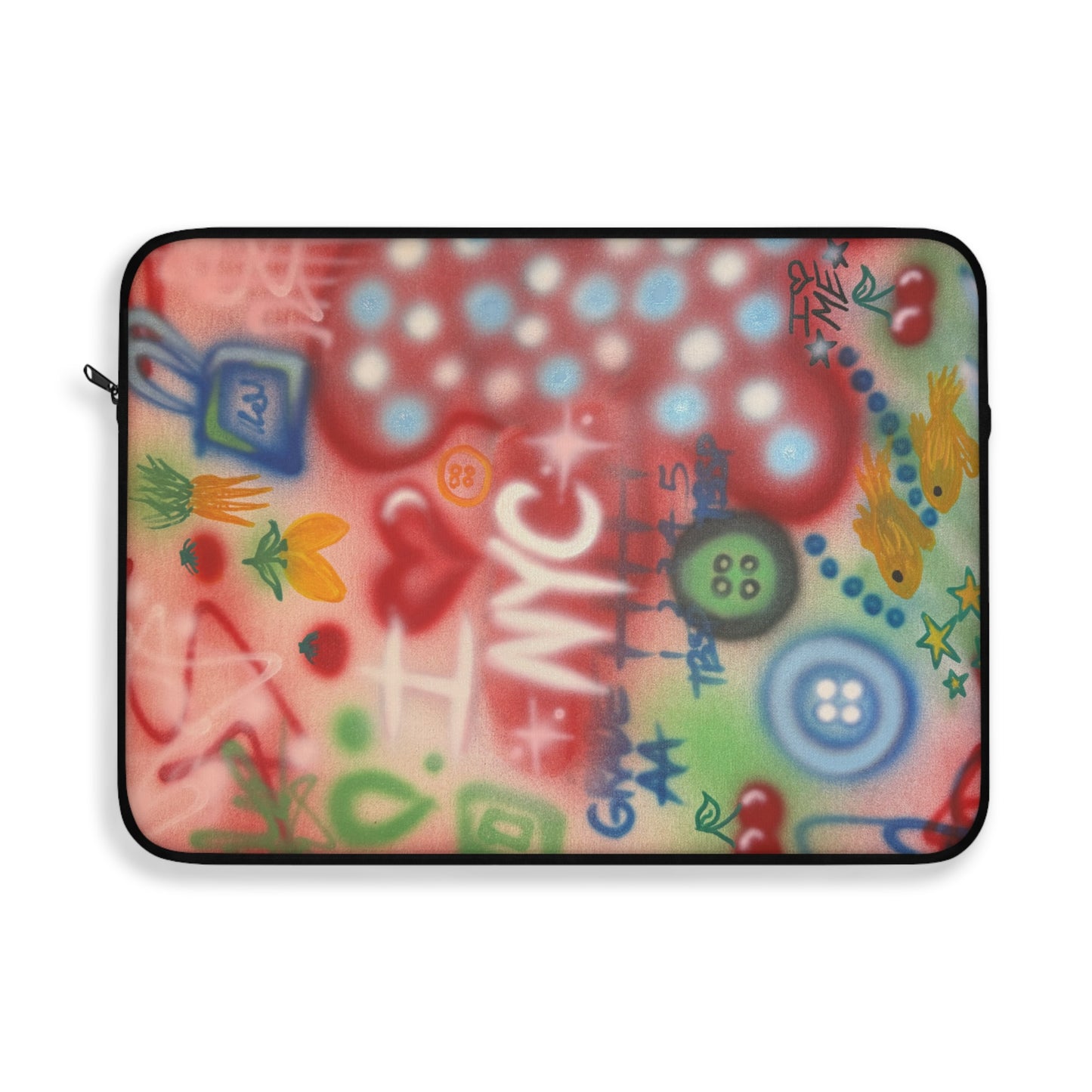 "i <3 NYC" airbrush laptop sleeve