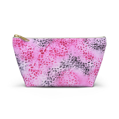 "pink cheetah pt. 2" airbrush makeup pouch