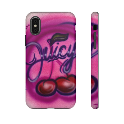 "juicy" airbrush iPhone case