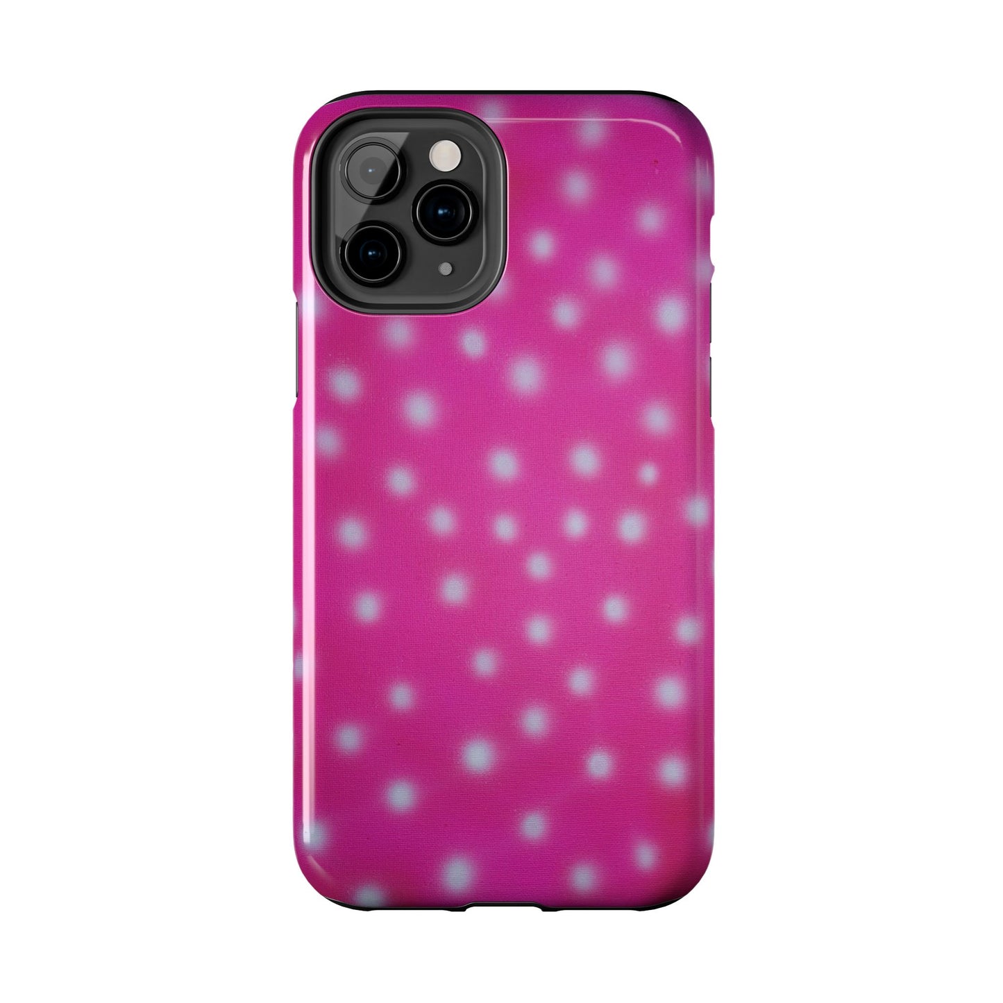 "bubblegum polka dot" airbrush iPhone case