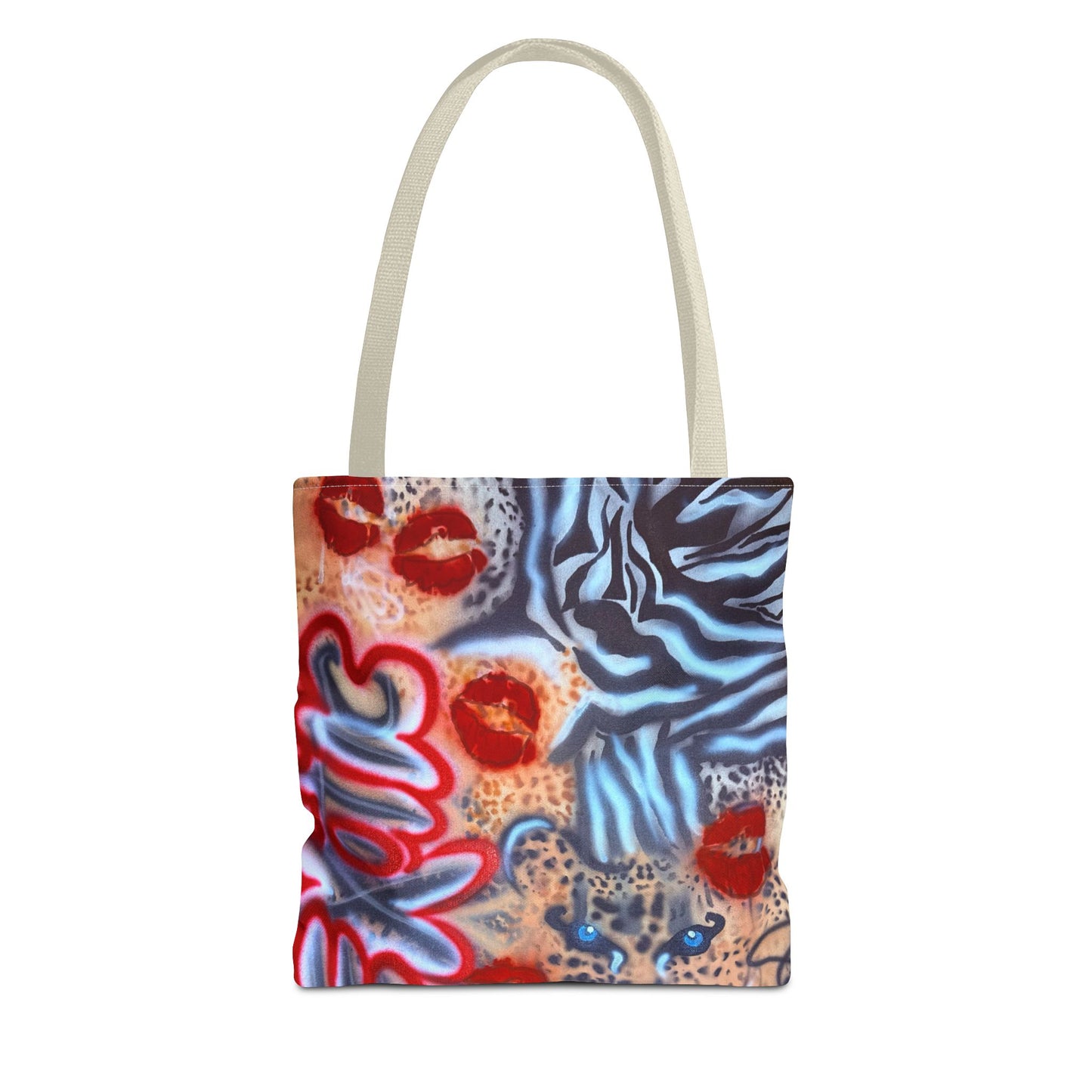 "in the wild" airbrush tote bag
