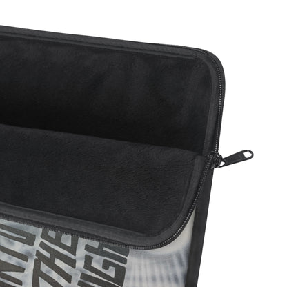 "into the night" airbrush laptop sleeve