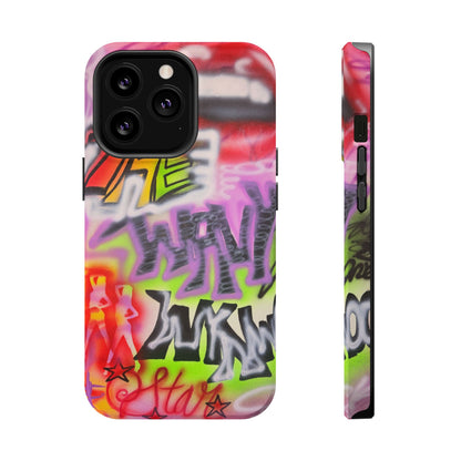 MagSafe "wynwood gold" airbrush iPhone case