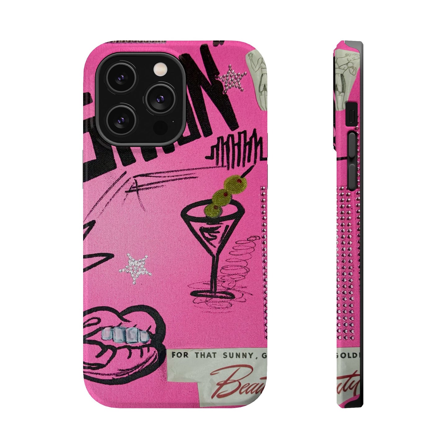 MagSafe "high fashion" airbrush iPhone case