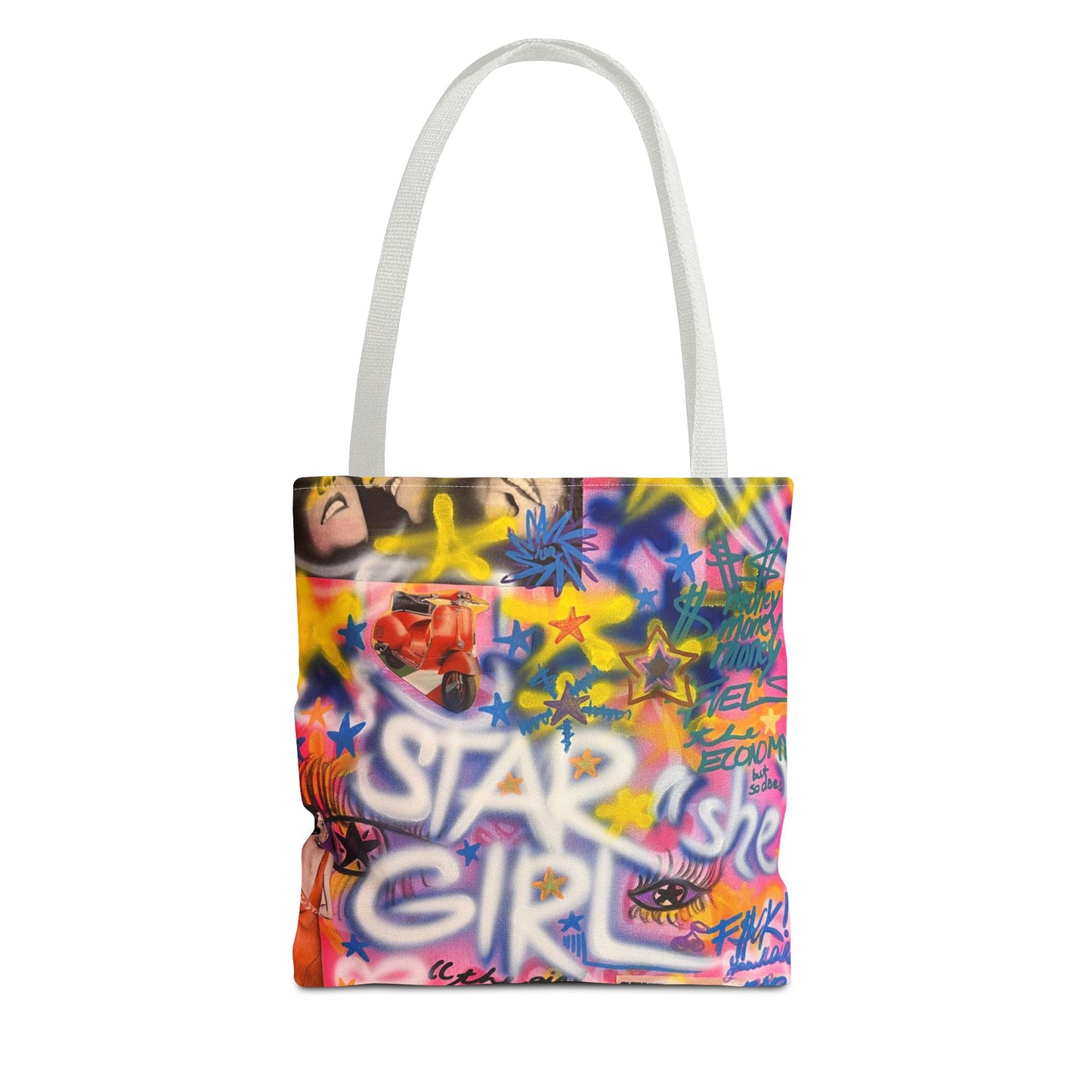 "STARGIRL" airbrush tote bag