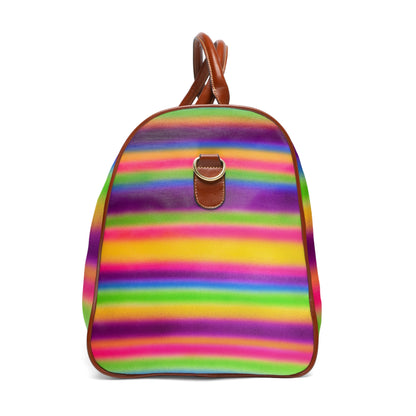 "colorful stripes" airbrush waterproof bag