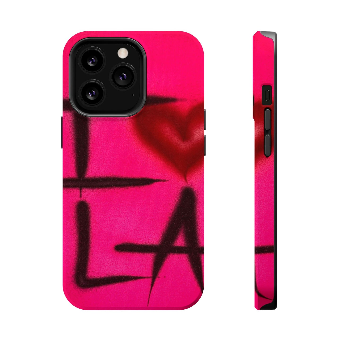 MagSafe "i <3 LA" airbrush iPhone case