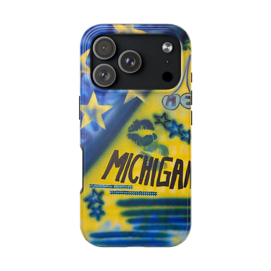 "ann arbor, michigan" airbrush iPhone case