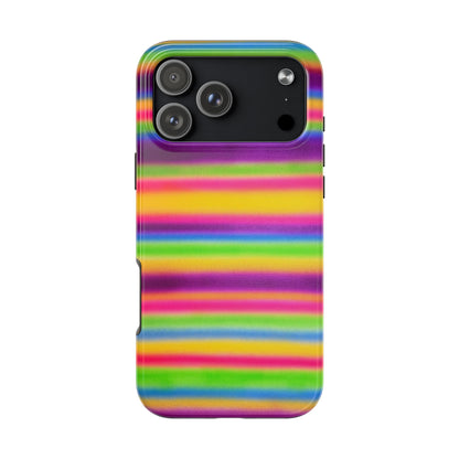 "colorful stripes" airbrush iPhone case