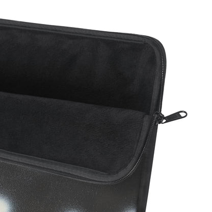 "coconut noir polka dot" airbrush laptop sleeve