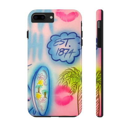 "in the wave" airbrush iPhone case