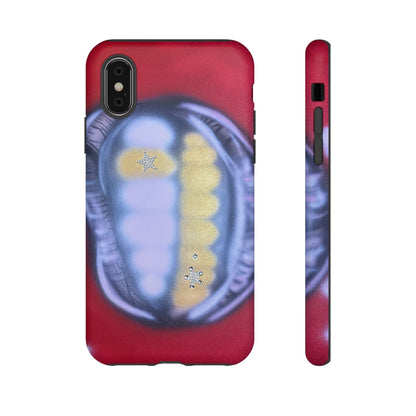 "bite me bling" airbrush iPhone case
