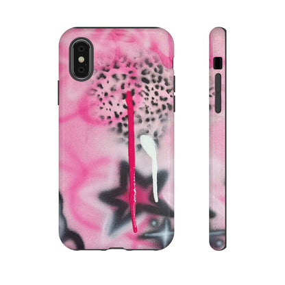 "pink cheetah" airbrush iPhone case