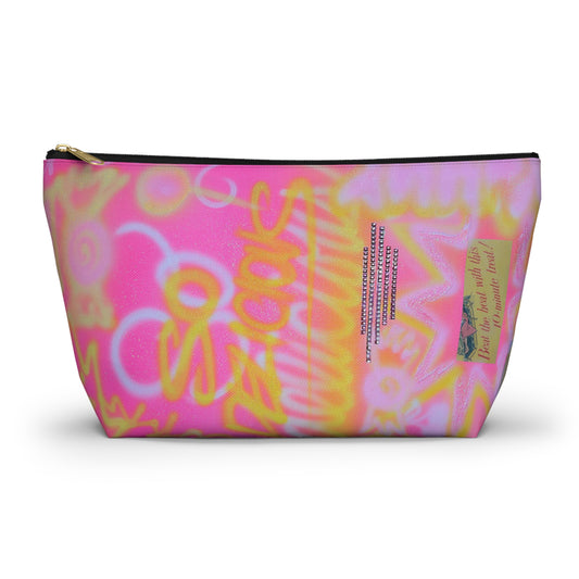 "so delicious" airbrush makeup pouch