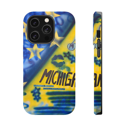 MagSafe "ann arbor, mi" airbrush iPhone case