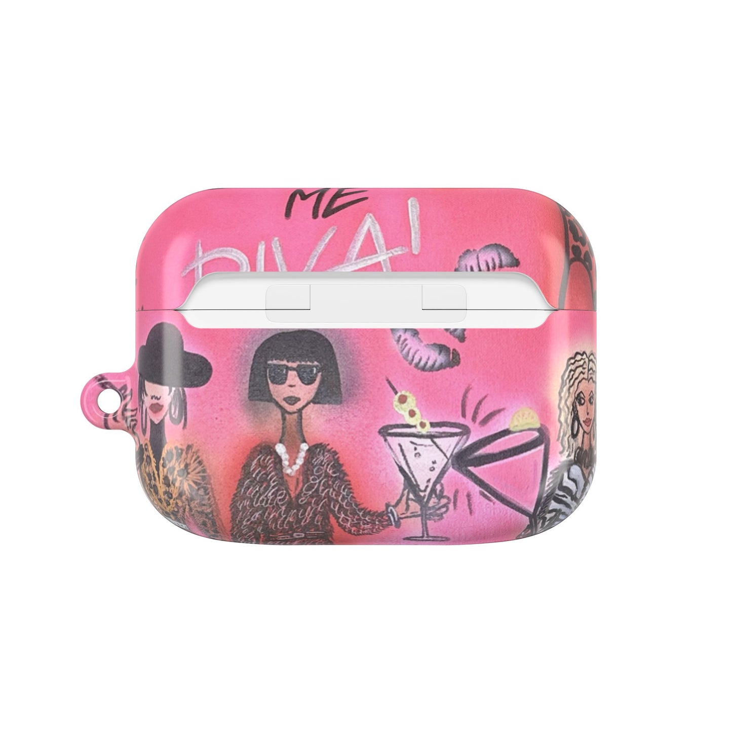 "party diva" airbrush airpod cases