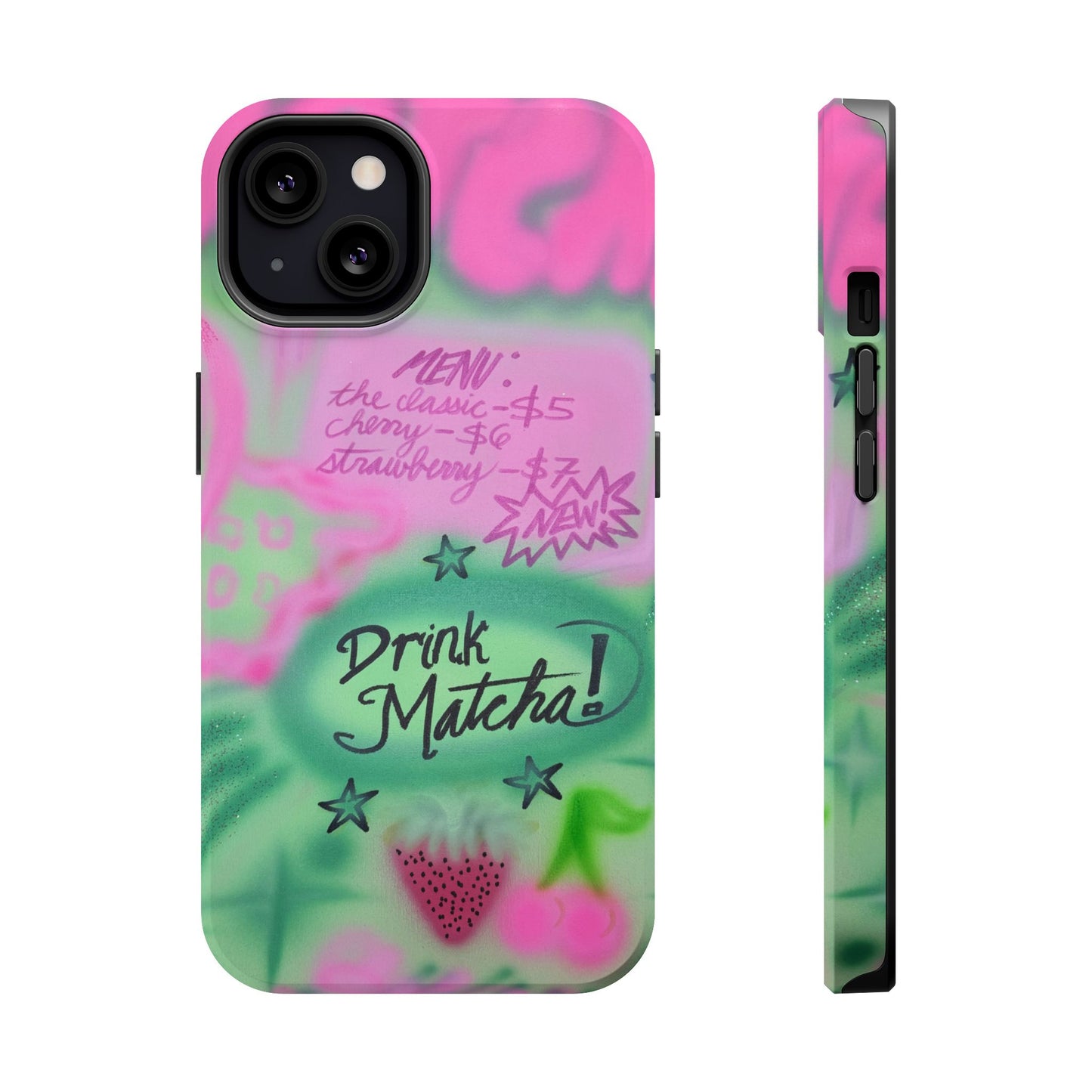 MagSafe "matcha!" airbrush iPhone case