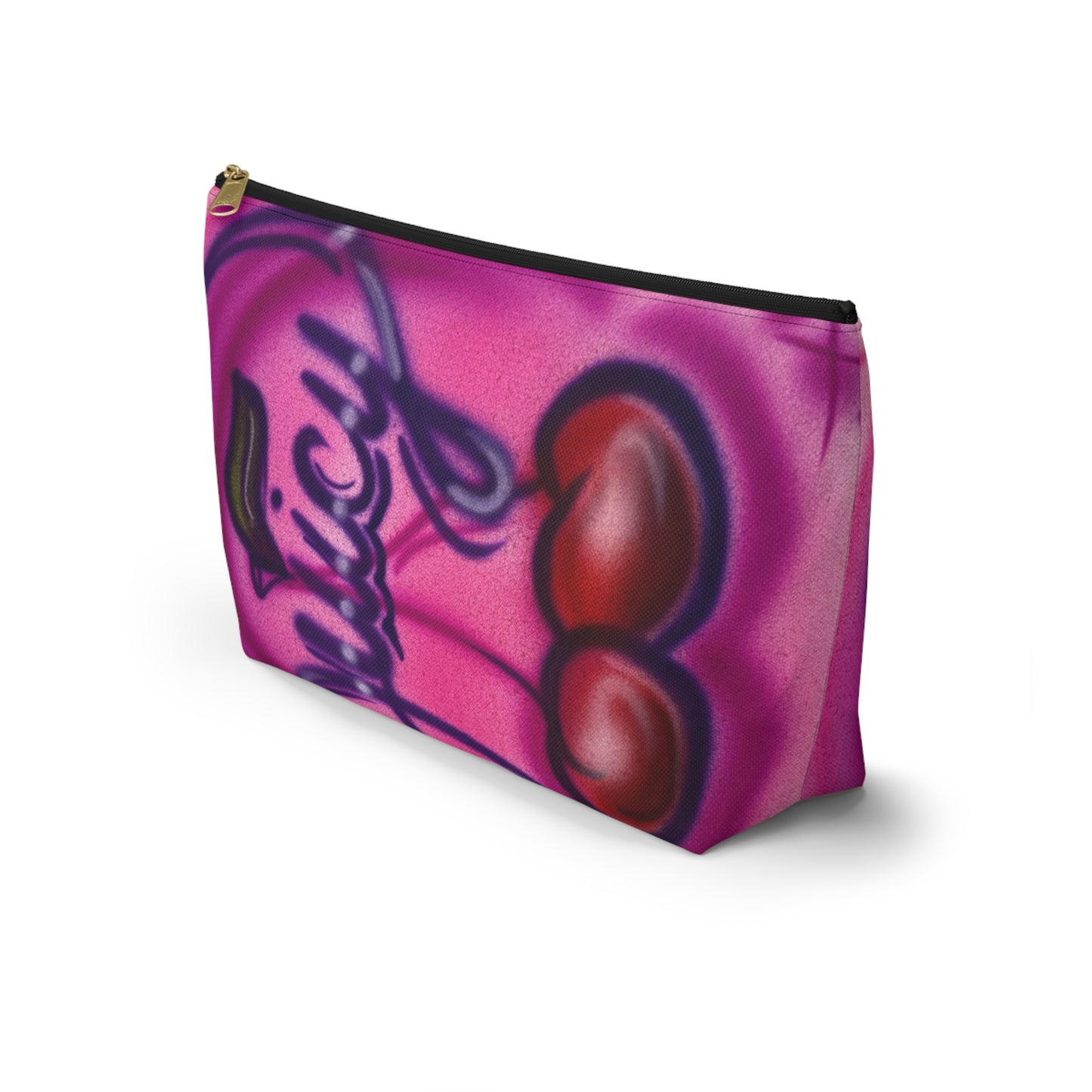 "juicy" airbrush makeup pouch