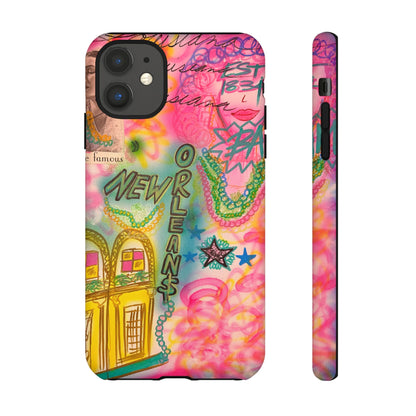 "new orleans, la" airbrush iPhone case