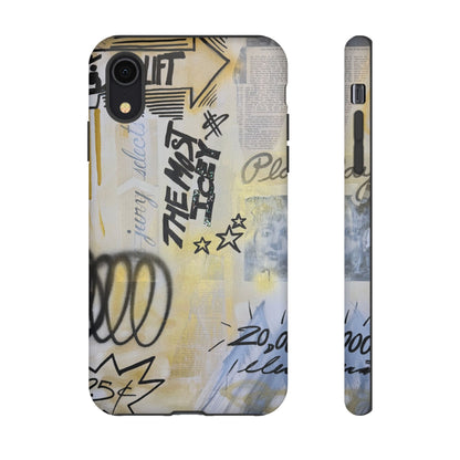 "golden glacier" airbrush iPhone case