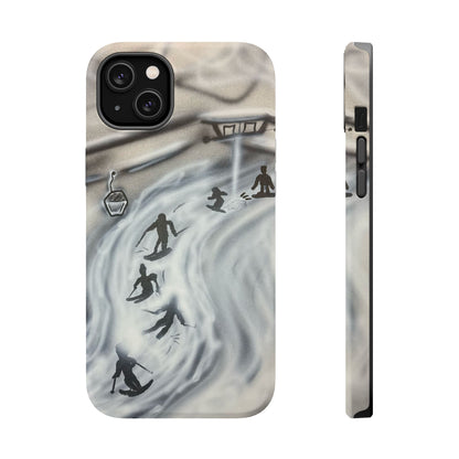 MagSafe "arctic avalanche" airbrush iPhone case