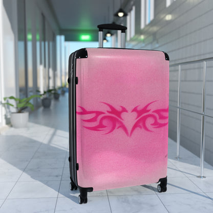 "pink trampstamp" airbrush suitcase