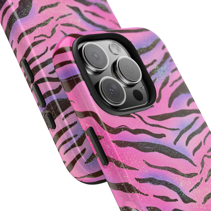 "glitter zebra" airbrush iPhone case