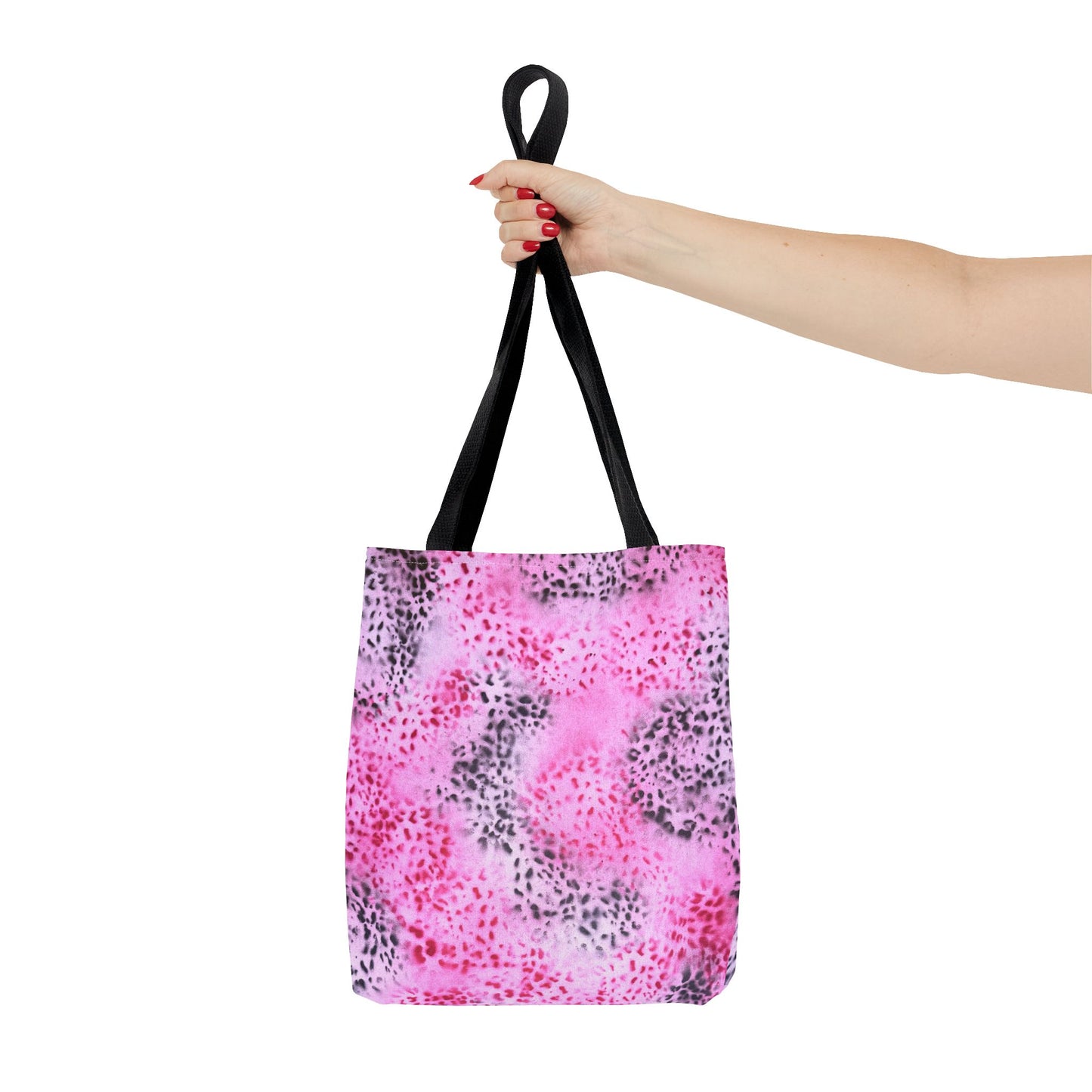 "pink cheetah pt. 2" airbrush tote bag