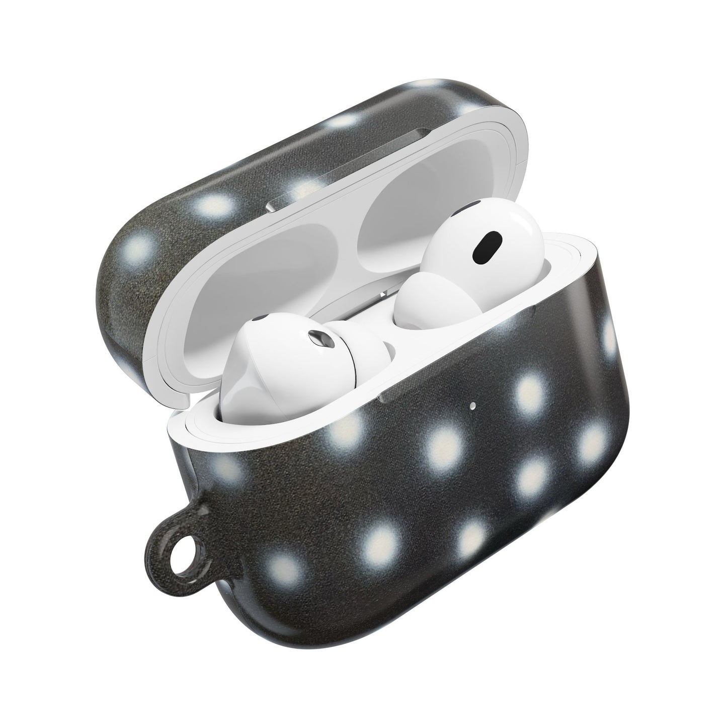 "coconut noir polka dot" airbrush airpod cases