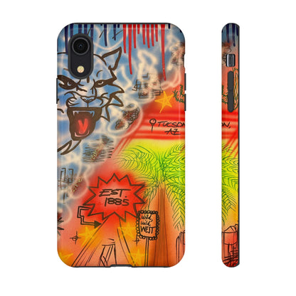 "university of arizona pt. 2" airbrush iPhone case