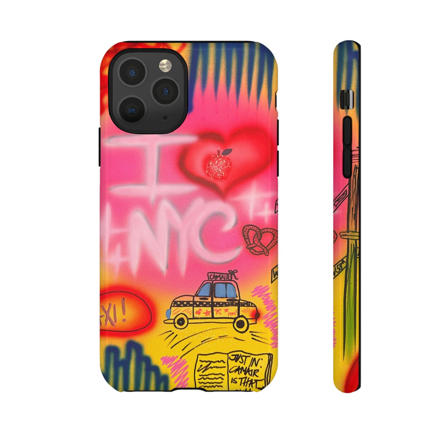 "in the city" airbrush iPhone case