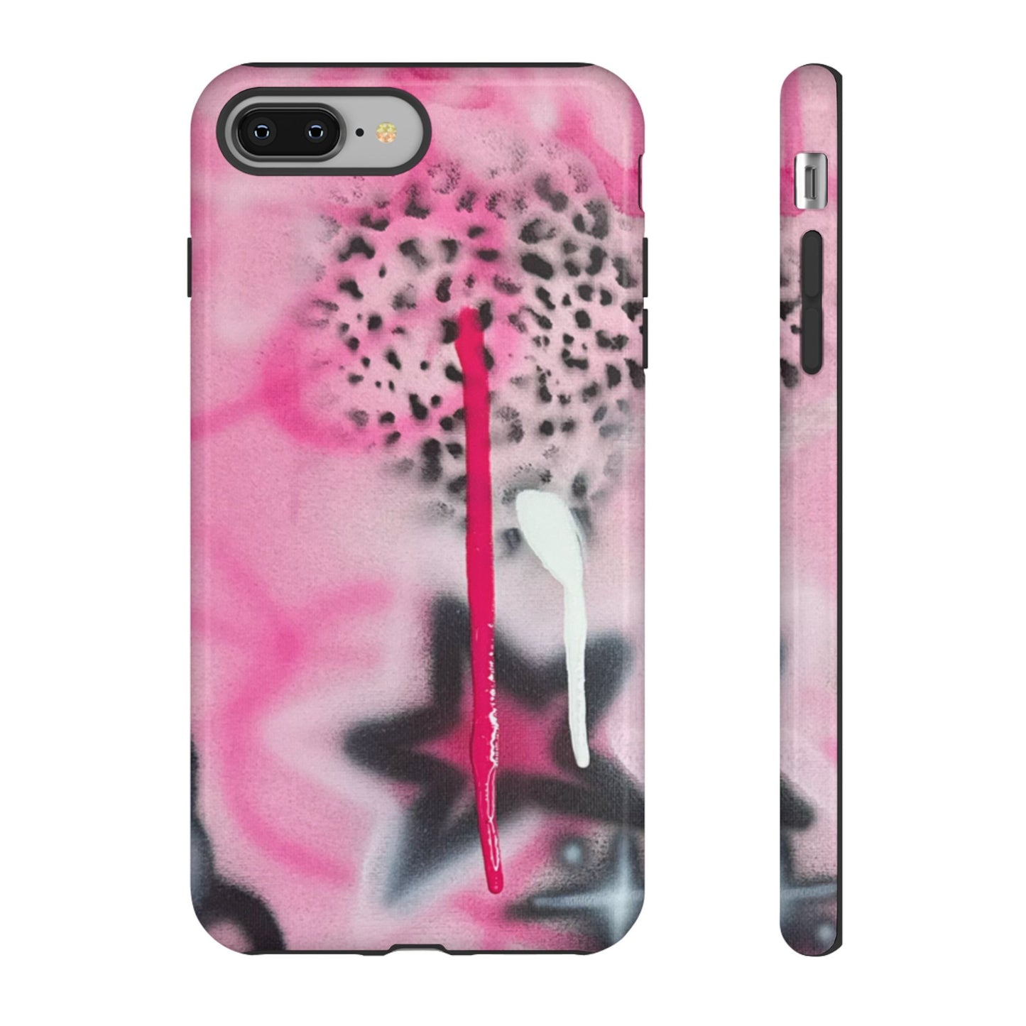 "pink cheetah" airbrush iPhone case
