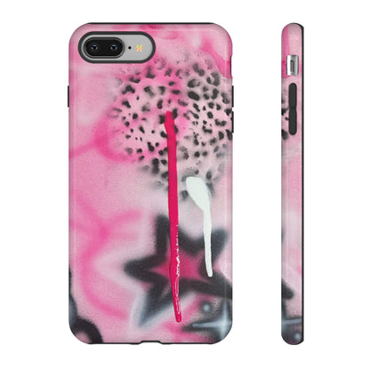 "pink cheetah" airbrush iPhone case