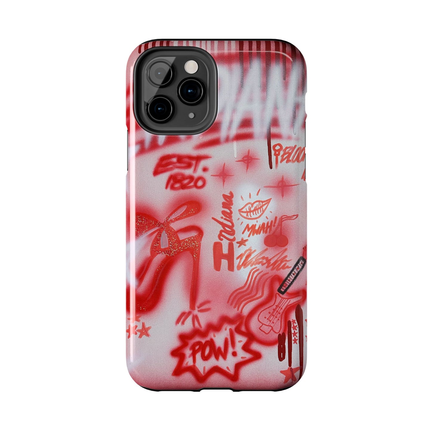 "indiana" airbrush iPhone case