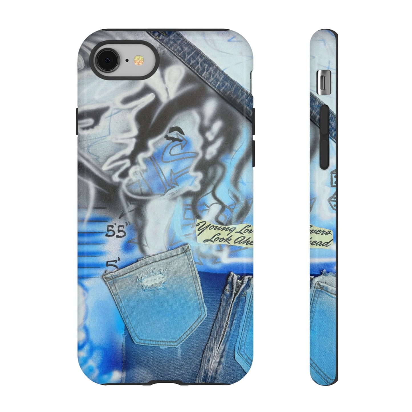 "young lovers" airbrush iPhone case