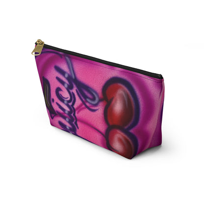 "juicy" airbrush makeup pouch