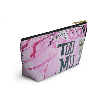 “too much motion" airbrush makeup pouch