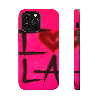 MagSafe "i <3 LA" airbrush iPhone case