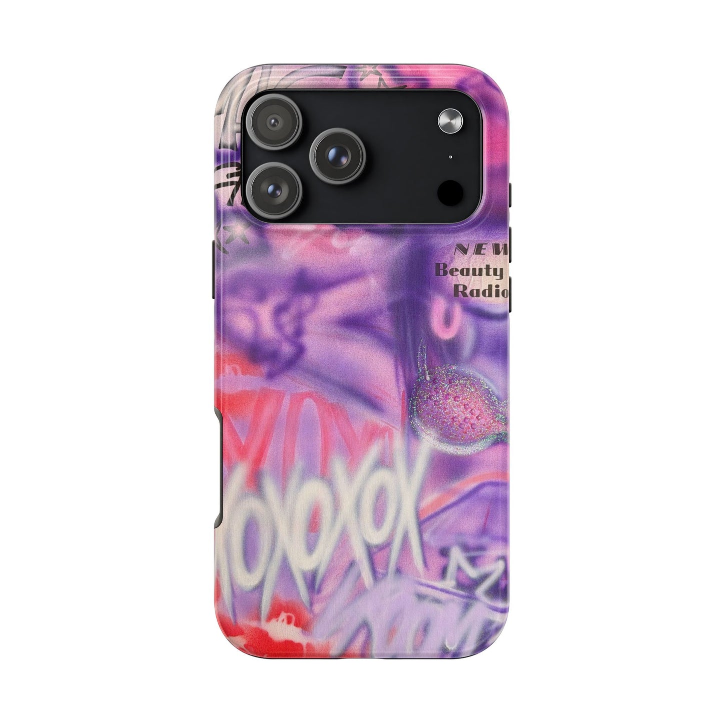 "mic check" airbrush iPhone case