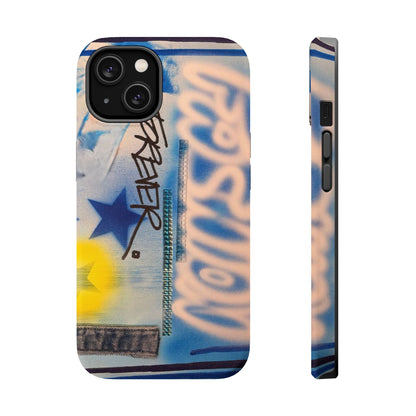 MagSafe "fashion forever" airbrush iPhone case