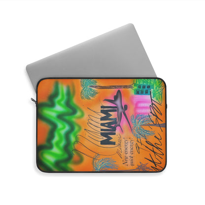 "miami, fl" airbrush laptop sleeve