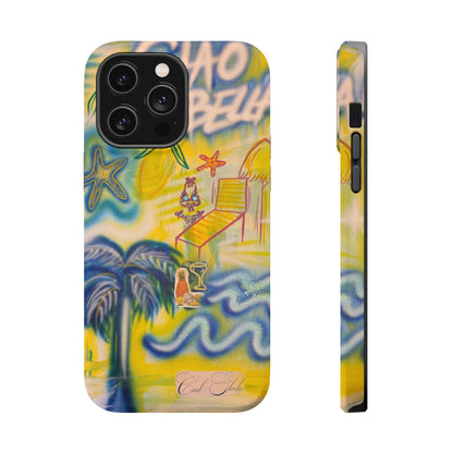 MagSafe "ciao bella" airbrush iPhone case